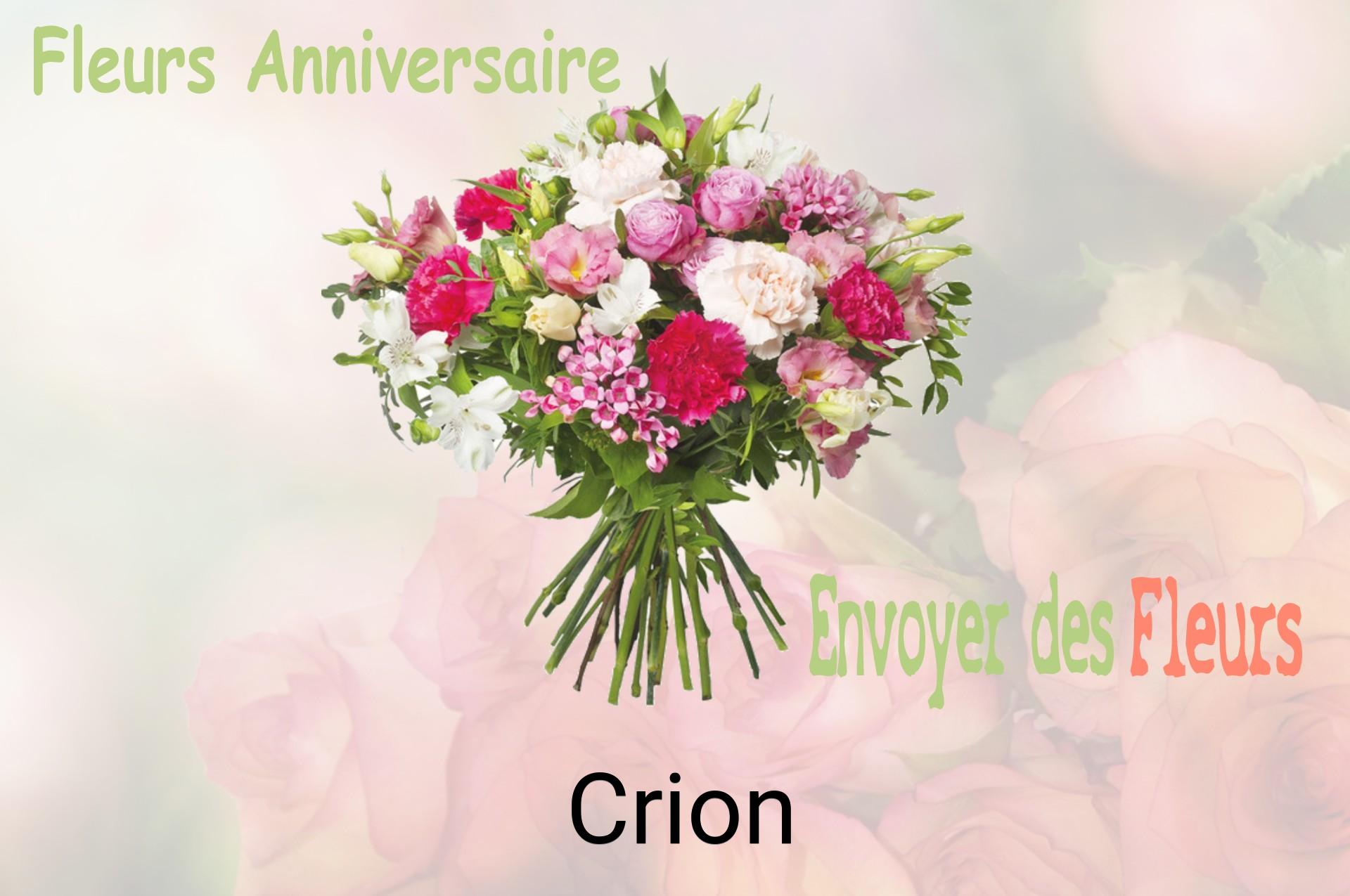 Bouquet de fleurs d’anniversaire livré à Crion